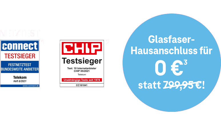 Telekom Glasfaser-Anschluss in Schmalkalden für 0 Euro statt 799,95 €